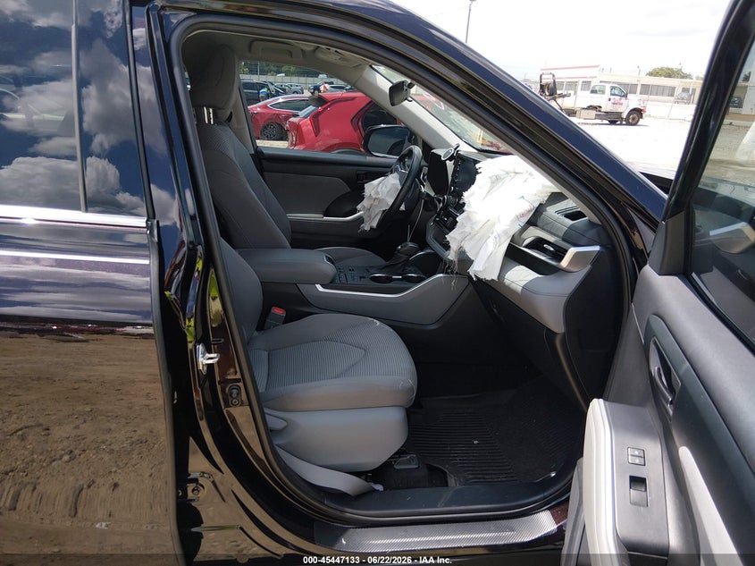 2021 Toyota Highlander VIN 5TDZZRAH2MS031601 IAAI salvage auction — FRONT END, Salvage (Georgia), sold $7,200 on 2026-07-30 (photo 5)