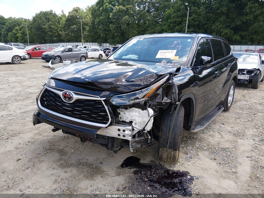 2021 Toyota Highlander VIN 5TDZZRAH2MS031601 IAAI salvage auction — FRONT END, Salvage (Georgia), sold $7,200 on 2026-07-30 (photo 6)