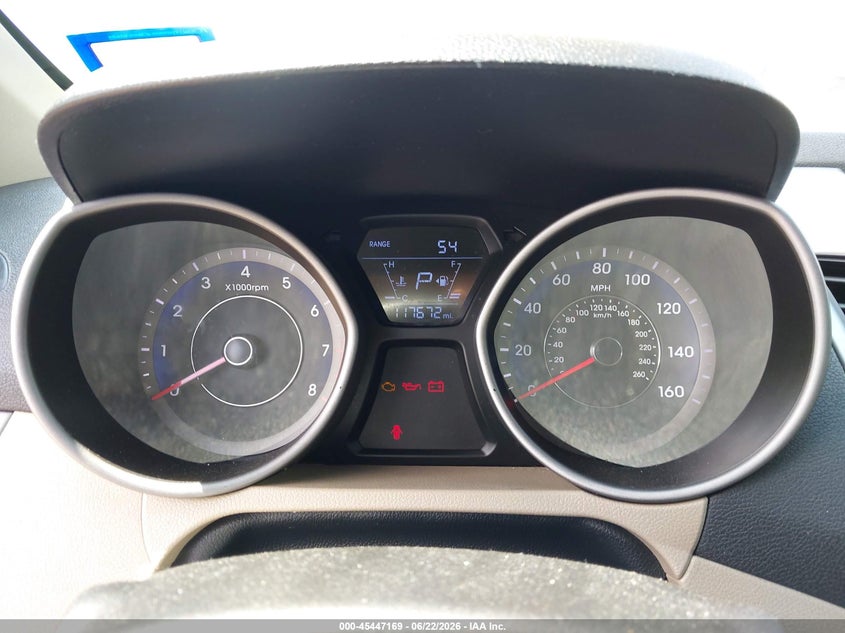 2015 Hyundai Elantra VIN KMHDH4AEXFU358148 IAAI salvage auction — THEFT, Salvage Title, sold $950 on 2026-07-22 (photo 7)