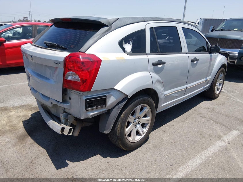 2007 Dodge Caliber VIN 1B3HB48B17D508086 IAAI salvage auction — REAR END, Salvage (California), sold $250 on 2026-07-09 (photo 4)