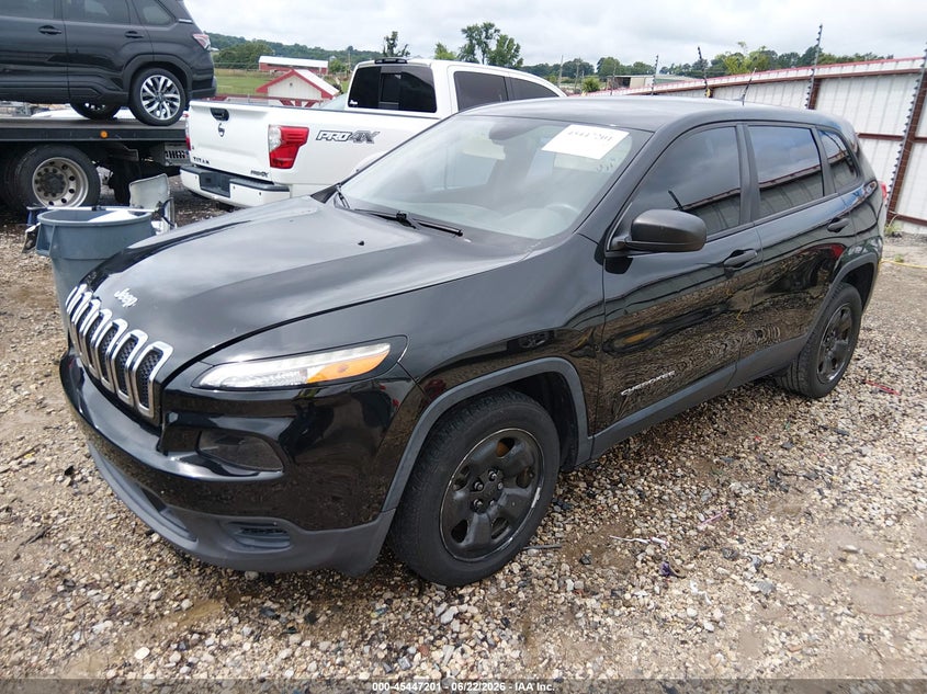 2016 Jeep Cherokee VIN 1C4PJLAB6GW282004 IAAI salvage auction — HAIL, Clear (Arkansas), sold $1,700 on 2026-07-18 (photo 2)