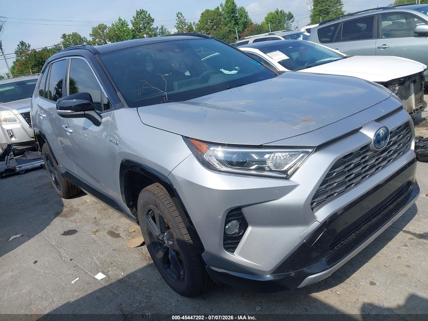 2020 Toyota Rav 4 VIN JTMEWRFV0LJ045255 IAAI salvage auction — REAR END, Salvage (North Carolina), sold $15,400 on 2026-07-27 (photo 1)