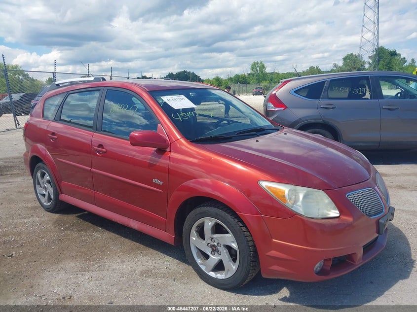 2007 Pontiac Vibe VIN 5Y2SL65827Z424268 IAAI salvage auction — LEFT SIDE, Junk Bill Of Sale Mv2459 (Wisconsin), sold $400 on 2026-07-21 (photo 1)