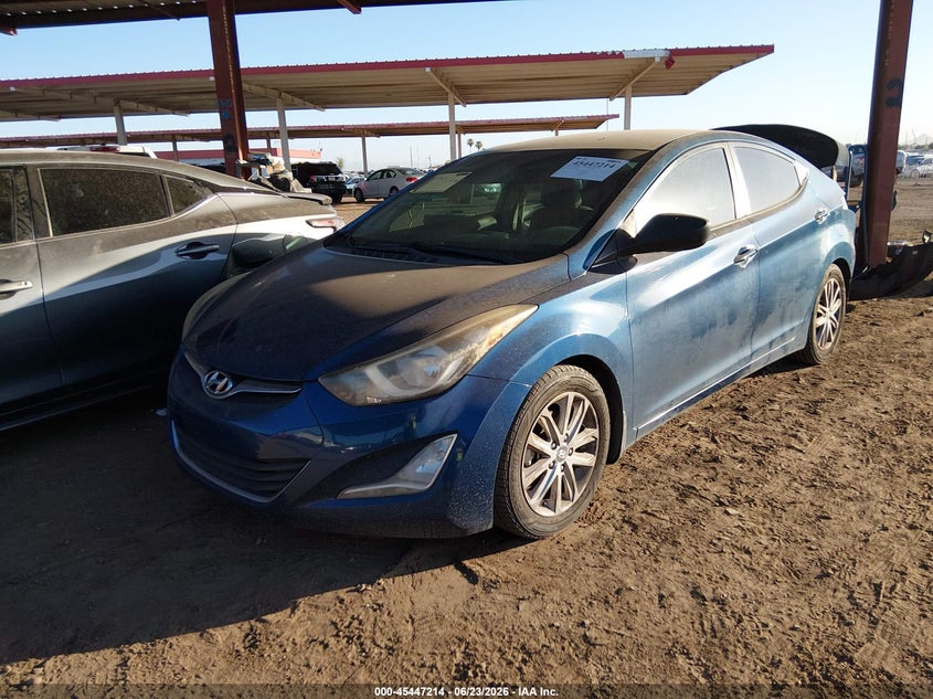 2015 Hyundai Elantra VIN KMHDH4AE3FU388334 IAAI salvage auction — REAR END, Salvage (Arizona), sold $1,800 on 2026-07-14 (photo 2)