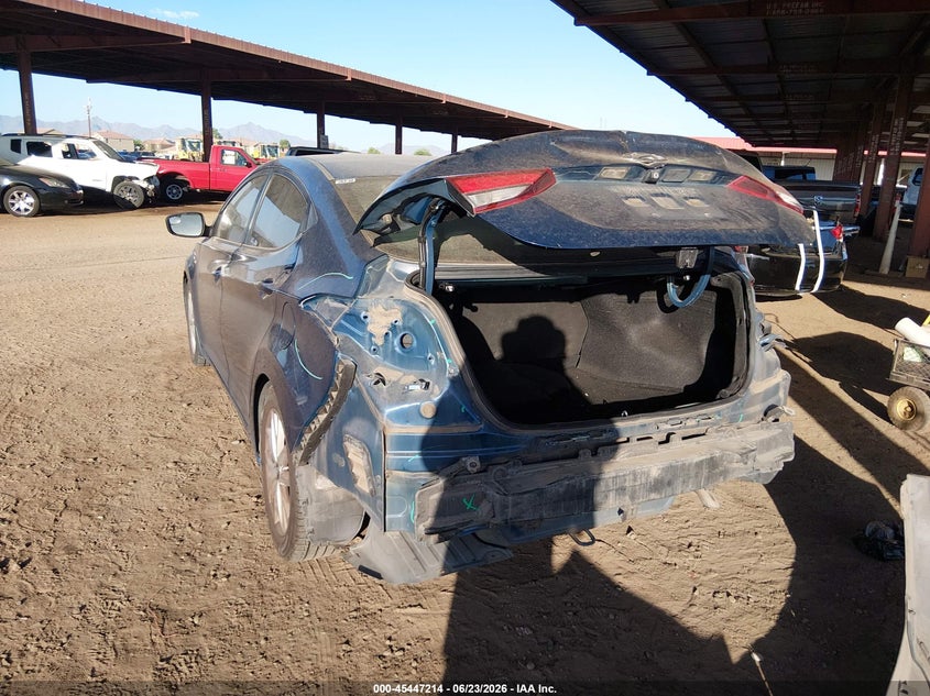 2015 Hyundai Elantra VIN KMHDH4AE3FU388334 IAAI salvage auction — REAR END, Salvage (Arizona), sold $1,800 on 2026-07-14 (photo 6)
