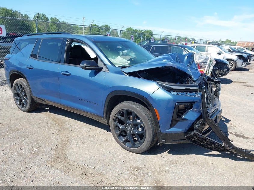 2024 Chevrolet Traverse VIN 1GNEVLKS3RJ234395 IAAI salvage auction — FRONT END, Salvage Title, sold $8,100 on 2026-07-30 (photo 1)