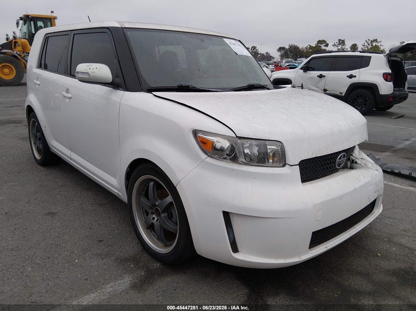 2008 Scion Xb VIN JTLKE50E181016656 IAAI salvage auction — LEFT FRONT, Salvage (California), sold $325 on 2026-07-30 (photo 1)