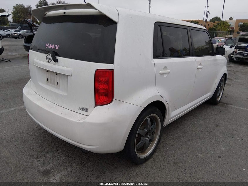 2008 Scion Xb VIN JTLKE50E181016656 IAAI salvage auction — LEFT FRONT, Salvage (California), sold $325 on 2026-07-30 (photo 4)