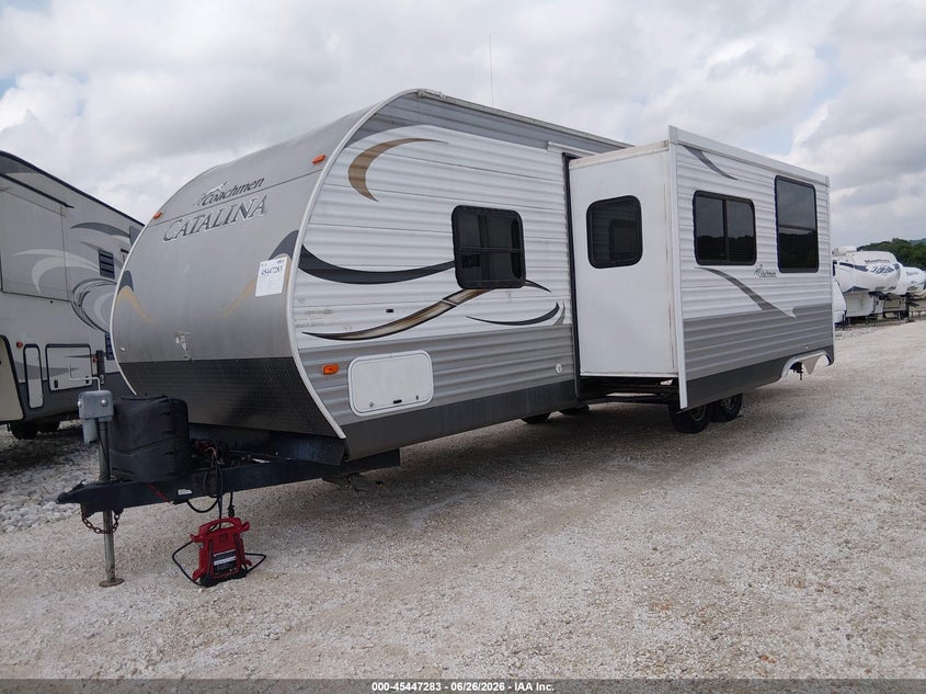 2014 Coachmen Catalina VIN 5ZT2CAUB6EA017113 IAAI salvage auction — HAIL, Clear (Arkansas), sold $1,500 on 2026-07-23 (photo 2)