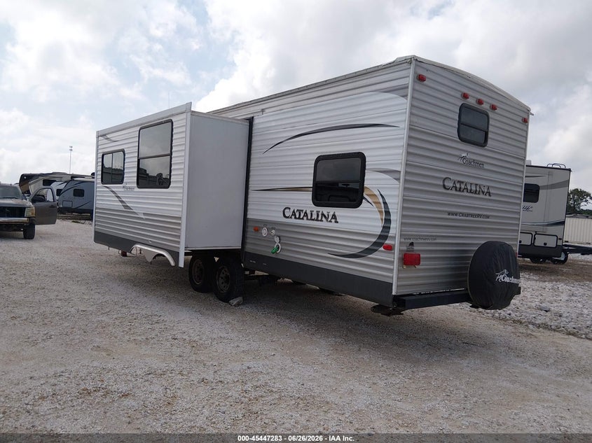2014 Coachmen Catalina VIN 5ZT2CAUB6EA017113 IAAI salvage auction — HAIL, Clear (Arkansas), sold $1,500 on 2026-07-23 (photo 3)