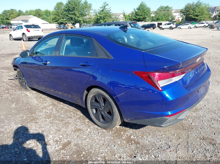 2021 Hyundai Elantra VIN KMHLS4AG8MU189937 IAAI salvage auction — FRONT END, Salvage (New Jersey), sold $2,450 on 2026-07-28 (photo 3)