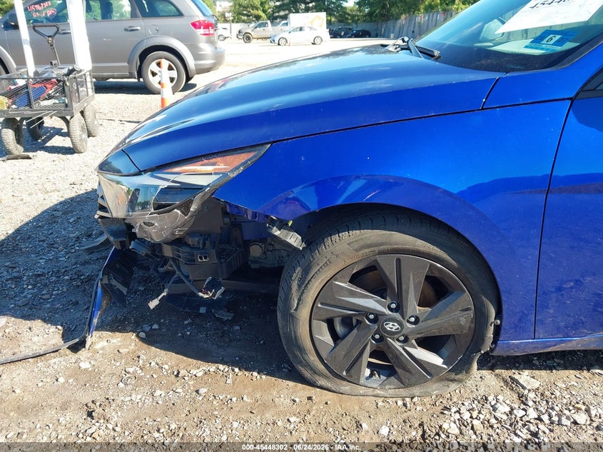 2021 Hyundai Elantra VIN KMHLS4AG8MU189937 IAAI salvage auction — FRONT END, Salvage (New Jersey), sold $2,450 on 2026-07-28 (photo 6)