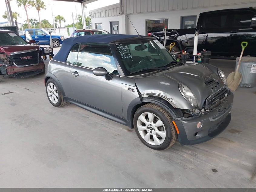 2005 Mini Cooper VIN WMWRH33505TF83409 IAAI salvage auction — FRONT END, Rebuildable (Florida), sold $600 on 2026-07-09 (photo 1)