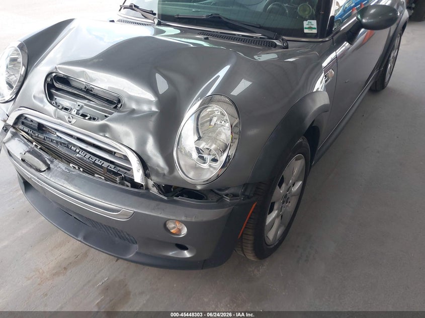2005 Mini Cooper VIN WMWRH33505TF83409 IAAI salvage auction — FRONT END, Rebuildable (Florida), sold $600 on 2026-07-09 (photo 6)