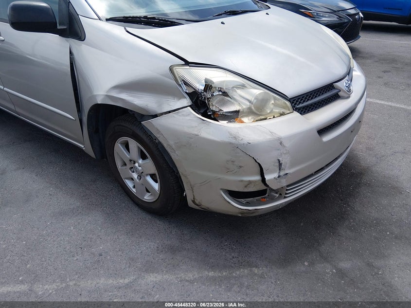 2005 Toyota Sienna VIN 5TDZA23C95S250573 IAAI salvage auction — RIGHT FRONT, Salvage (California), sold $925 on 2026-07-16 (photo 6)