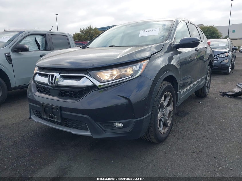 2018 Honda Cr-v VIN 2HKRW1H51JH505996 IAAI salvage auction — REAR END, Salvage Title, sold $8,100 on 2026-07-12 (photo 2)