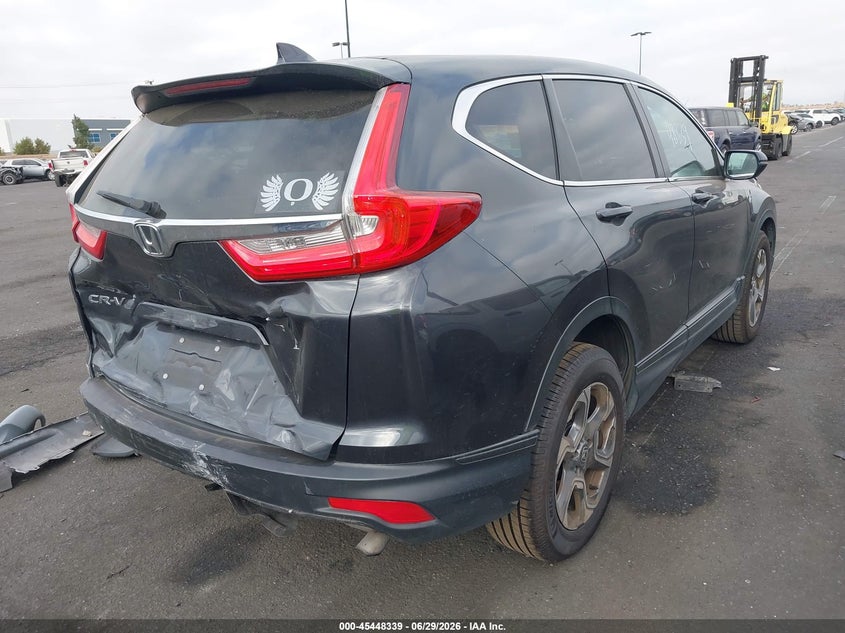 2018 Honda Cr-v VIN 2HKRW1H51JH505996 IAAI salvage auction — REAR END, Salvage Title, sold $8,100 on 2026-07-12 (photo 4)