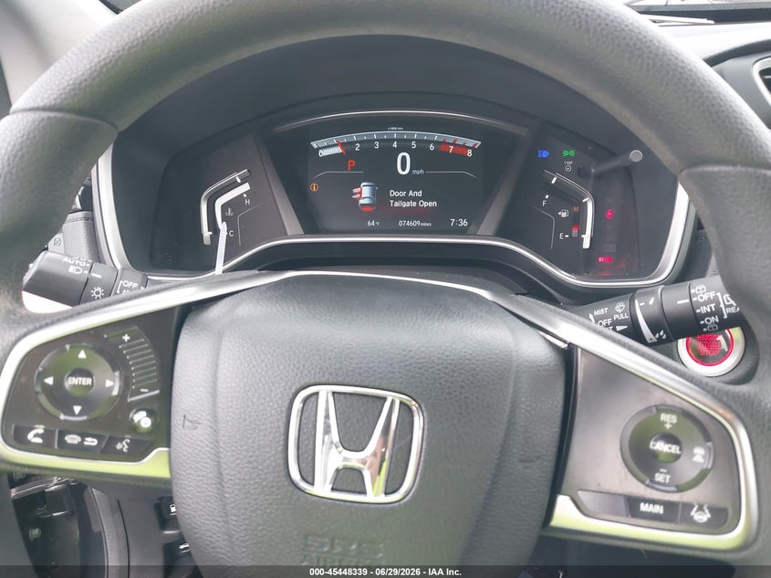 2018 Honda Cr-v VIN 2HKRW1H51JH505996 IAAI salvage auction — REAR END, Salvage Title, sold $8,100 on 2026-07-12 (photo 7)