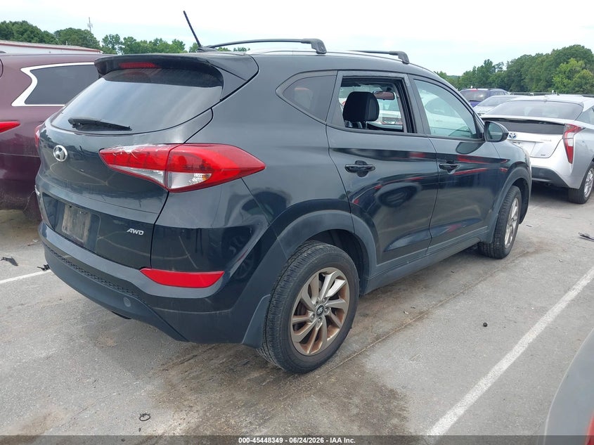 2016 Hyundai Tucson VIN KM8J3CA42GU252944 IAAI salvage auction — THEFT, Salvage (North Carolina), sold $4,275 on 2026-07-13 (photo 4)