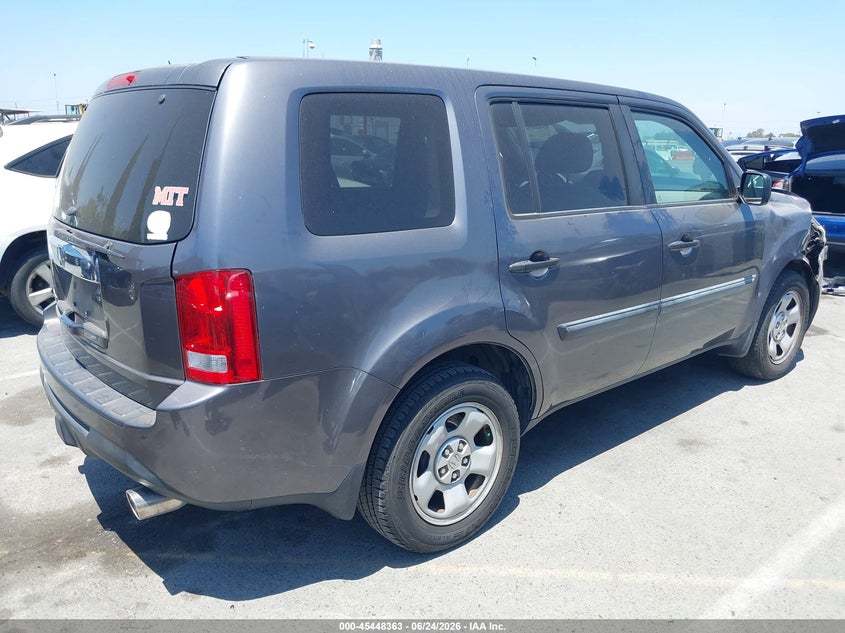 2014 Honda Pilot VIN 5FNYF3H23EB016484 IAAI salvage auction — RIGHT FRONT, Salvage (California), sold $4,000 on 2026-07-09 (photo 4)