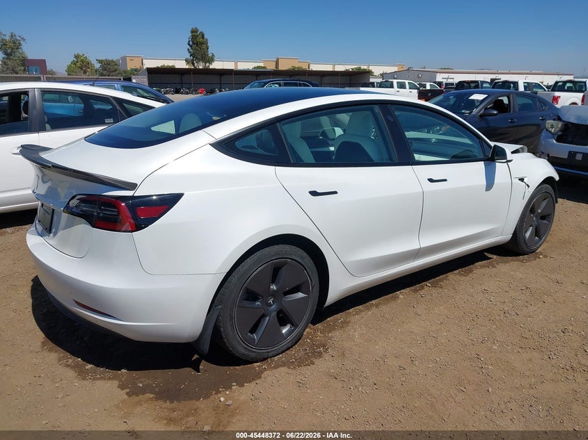 2023 Tesla Model 3 VIN 5YJ3E1EA0PF587009 IAAI salvage auction — FRONT END, Salvage (California), sold $9,400 on 2026-07-20 (photo 4)