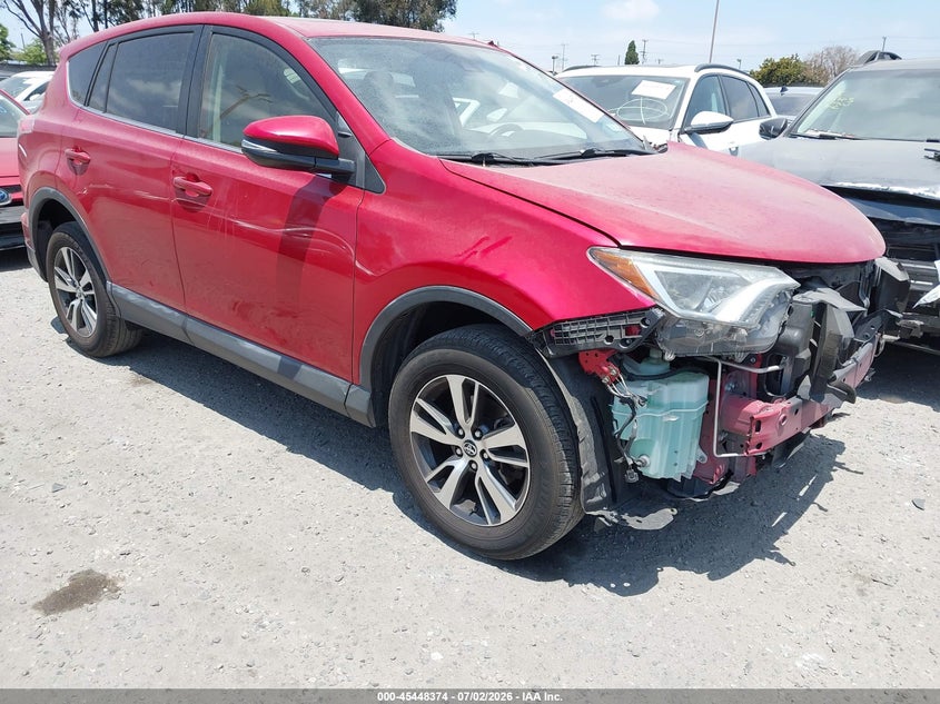 2017 Toyota Rav4 VIN JTMWFREV3HJ140504 IAAI salvage auction — LEFT FRONT, Salvage Certificate (California), sold $5,400 on 2026-07-05 (photo 1)