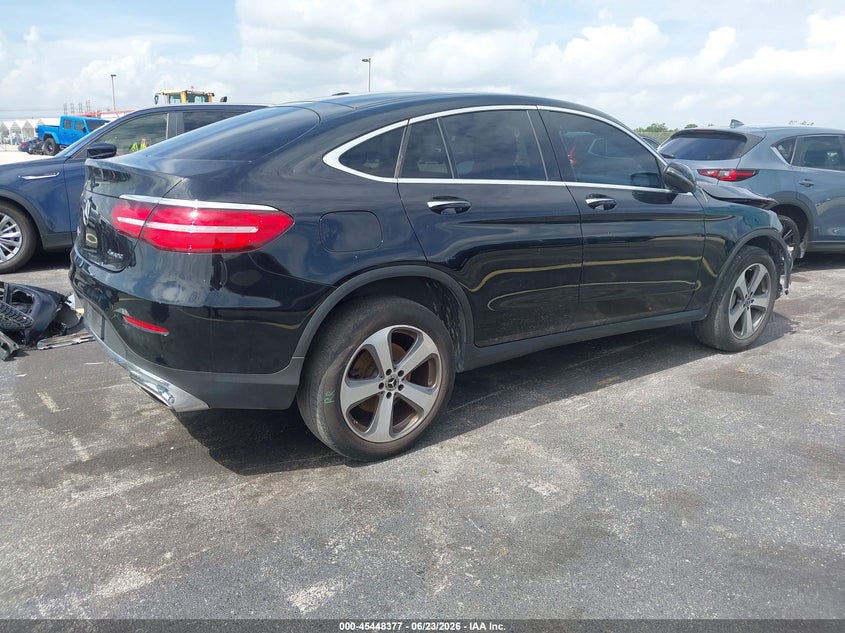 2019 Mercedes-benz Glc coupe VIN WDC0J4KB0KF569962 IAAI salvage auction — FRONT END, Rebuildable (Florida), sold $5,300 on 2026-07-30 (photo 4)