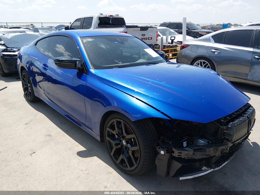 2026 BMW VIN WBA83DA03TCV33654 IAAI salvage auction — FRONT END, Original (Texas), sold $27,000 on 2026-09-08 (photo 1)
