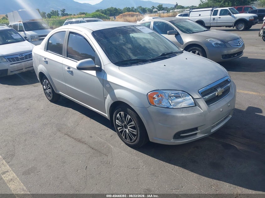 2008 Chevrolet Aveo VIN KL1TD56678B101246 IAAI salvage auction — NORMAL WEAR, Clear (Utah), sold $275 on 2026-07-09 (photo 1)