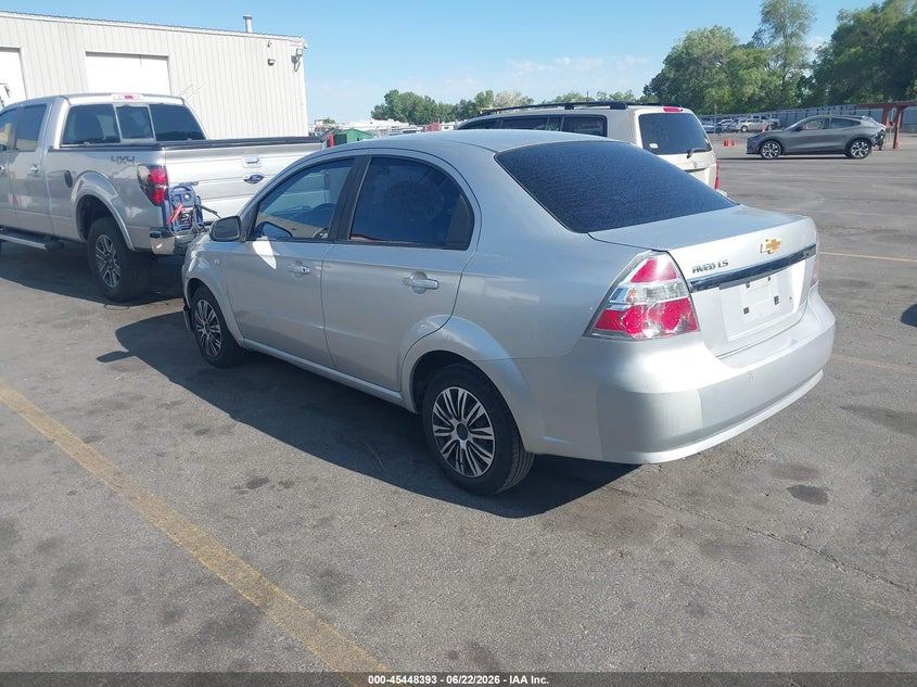 2008 Chevrolet Aveo VIN KL1TD56678B101246 IAAI salvage auction — NORMAL WEAR, Clear (Utah), sold $275 on 2026-07-09 (photo 3)