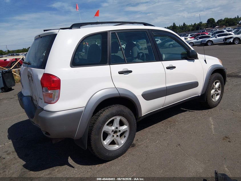 2002 Toyota Rav4 VIN JTEHH20VX26026877 IAAI salvage auction — NORMAL WEAR, Clear-Dealer Only (Washington), sold $275 on 2026-07-09 (photo 4)