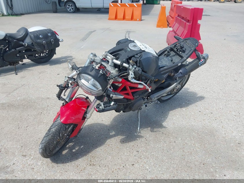 2009 Ducati Monster VIN ZDM1RACP29B019079 IAAI salvage auction — ALL OVER, Salvage (Texas), sold $600 on 2026-08-28 (photo 2)