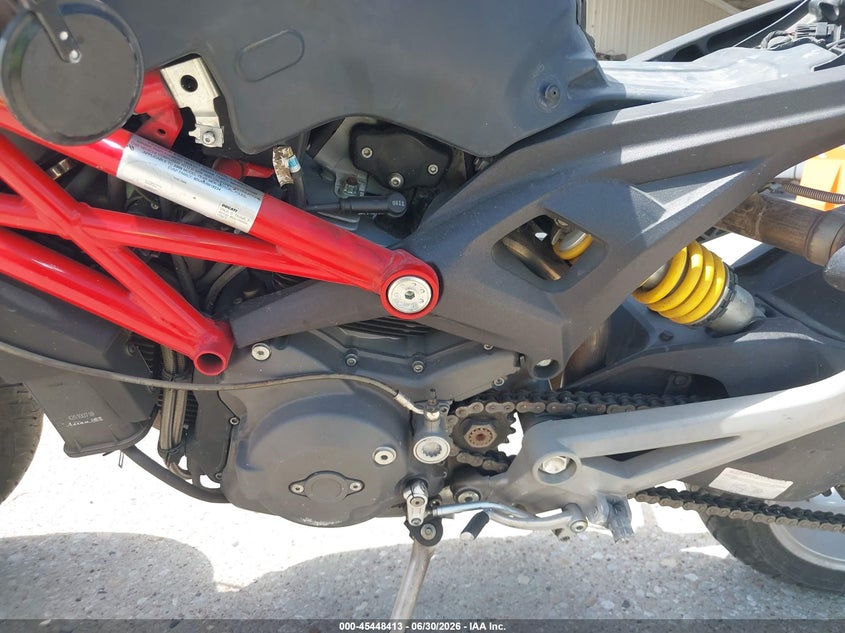 2009 Ducati Monster VIN ZDM1RACP29B019079 IAAI salvage auction — ALL OVER, Salvage (Texas), sold $600 on 2026-08-28 (photo 9)