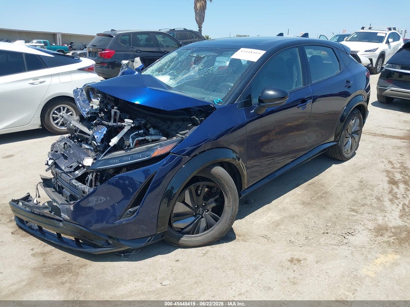 2023 Nissan Ariya VIN JN1DF0CD3PM706884 IAAI salvage auction — FRONT END, Salvage (California), sold $3,400 on 2026-07-30 (photo 2)
