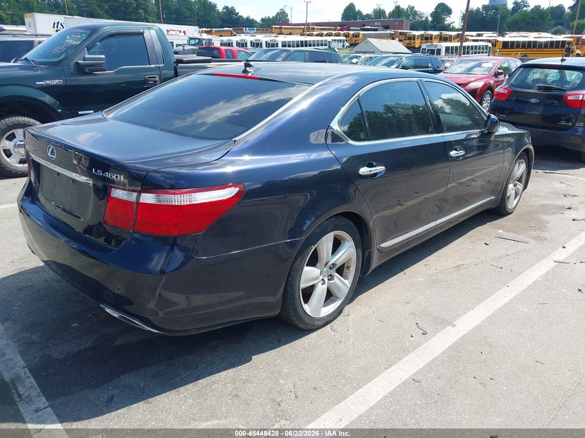 2008 Lexus Ls 460 VIN JTHGL46FX85028118 IAAI salvage auction — NORMAL WEAR, Clear (North Carolina), sold $2,200 on 2026-07-09 (photo 4)