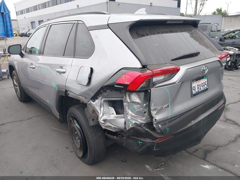 2021 Toyota Rav 4 VIN 2T3H1RFV1MC102501 IAAI salvage auction — LEFT REAR, Salvage Title, sold $7,000 on 2026-07-25 (photo 3)