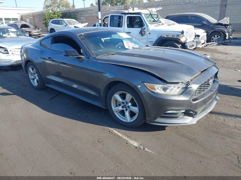 2016 Ford Mustang VIN 1FA6P8AM6G5303566 IAAI salvage auction — LEFT FRONT, Salvage Title, sold $1,550 on 2026-07-24 (photo 1)