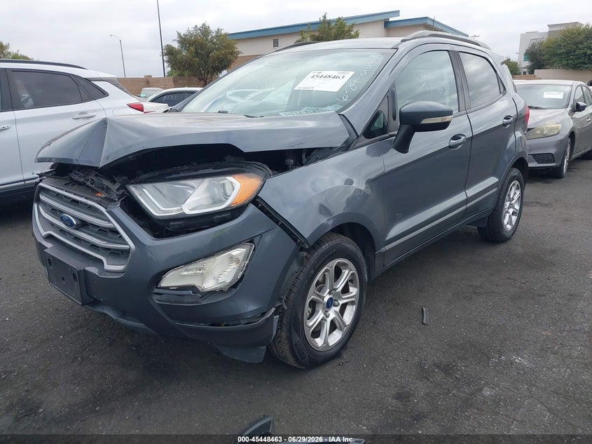 2018 Ford Ecosport VIN MAJ3P1TE4JC208104 IAAI salvage auction — FRONT END, Salvage Title, sold $1,450 on 2026-07-10 (photo 2)