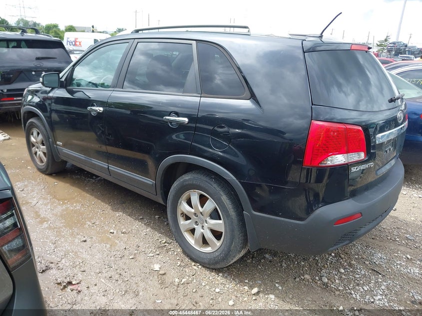 2013 Kia Sorento VIN 5XYKTDA22DG327510 IAAI salvage auction — FRONT & REAR, Original (Ohio), sold $1,100 on 2026-07-16 (photo 3)