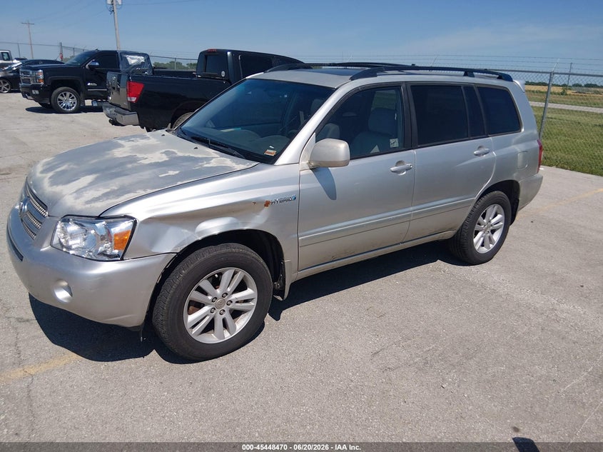 2007 Toyota Highlander hybrid VIN JTEHW21A870038537 IAAI salvage auction — NORMAL WEAR, Clear (Missouri), sold $600 on 2026-07-09 (photo 2)
