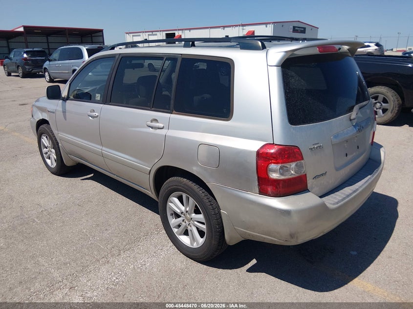 2007 Toyota Highlander hybrid VIN JTEHW21A870038537 IAAI salvage auction — NORMAL WEAR, Clear (Missouri), sold $600 on 2026-07-09 (photo 3)