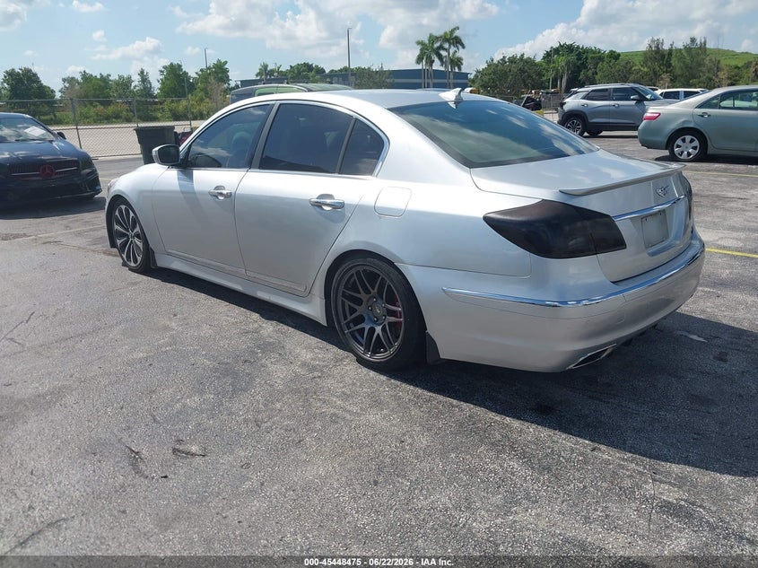 2013 Hyundai Genesis VIN KMHGC4DH0DU232637 IAAI salvage auction — NORMAL WEAR, Salvage (Florida), sold $1,100 on 2026-07-09 (photo 3)