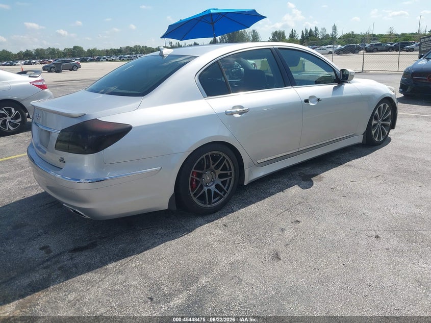 2013 Hyundai Genesis VIN KMHGC4DH0DU232637 IAAI salvage auction — NORMAL WEAR, Salvage (Florida), sold $1,100 on 2026-07-09 (photo 4)