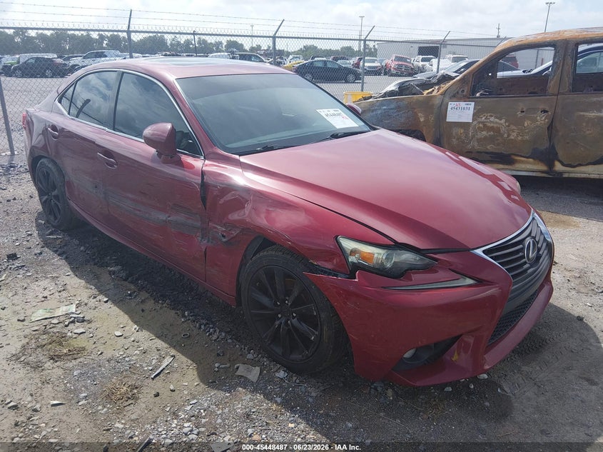 2015 Lexus Is VIN JTHBF1D2XF5077154 IAAI salvage auction — RIGHT SIDE, Salvage (Louisiana), sold $4,100 on 2026-07-28 (photo 1)