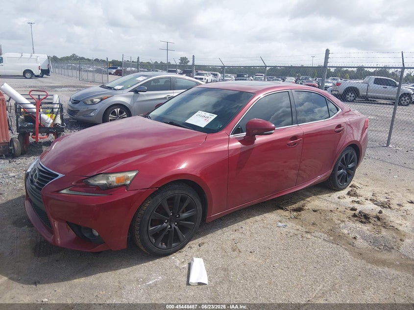 2015 Lexus Is VIN JTHBF1D2XF5077154 IAAI salvage auction — RIGHT SIDE, Salvage (Louisiana), sold $4,100 on 2026-07-28 (photo 2)