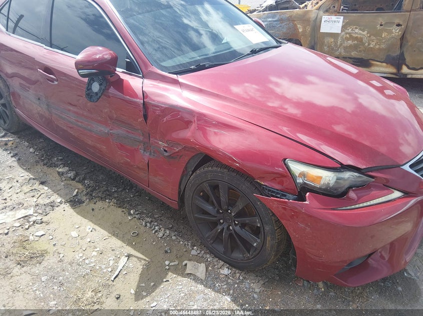 2015 Lexus Is VIN JTHBF1D2XF5077154 IAAI salvage auction — RIGHT SIDE, Salvage (Louisiana), sold $4,100 on 2026-07-28 (photo 6)