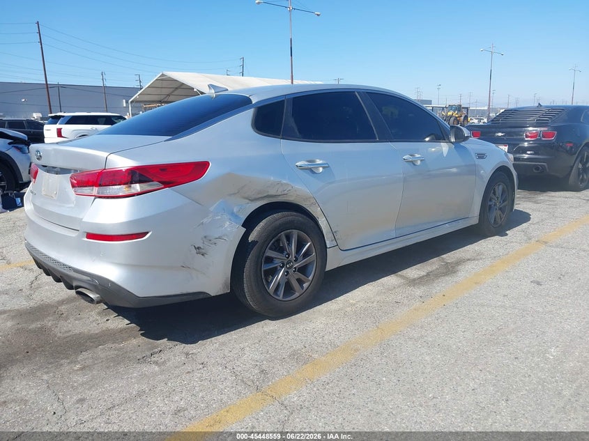 2020 Kia Optima VIN 5XXGT4L34LG393961 IAAI salvage auction — RIGHT REAR, Salvage (California), sold $1,850 on 2026-07-28 (photo 4)