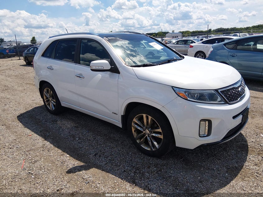 2014 Kia Sorento VIN 5XYKWDA77EG466486 IAAI salvage auction — NORMAL WEAR, Clear (Illinois), sold $1,050 on 2026-07-08 (photo 1)