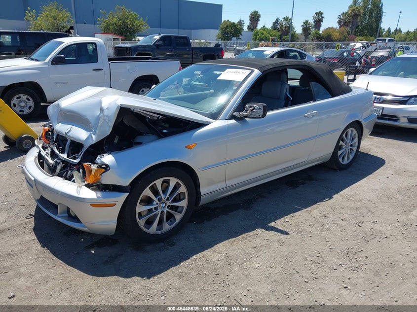 2004 BMW 3 series VIN WBABW53414PL44322 IAAI salvage auction — FRONT END, Salvage (California), sold $1,400 on 2026-07-20 (photo 2)