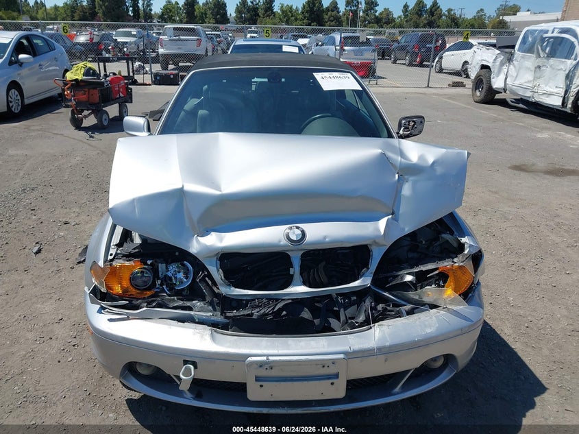2004 BMW 3 series VIN WBABW53414PL44322 IAAI salvage auction — FRONT END, Salvage (California), sold $1,400 on 2026-07-20 (photo 6)